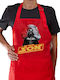 Koupakoupa Star Wars Ποδιά Κουζίνας Κόκκινη 22x40cm KP_34278_apron-red