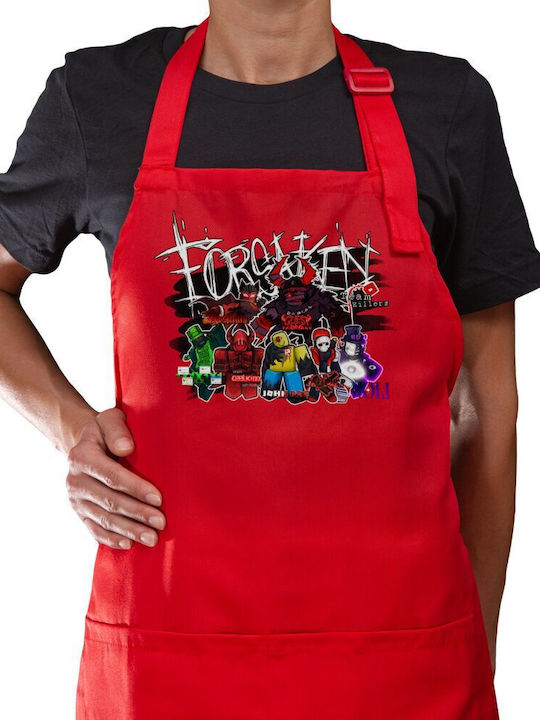 Koupakoupa Roblox Forsaken Kitchen Apron Red 22x40cm KP_33483