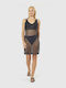 Verde Women's Mini Beach Dress Black