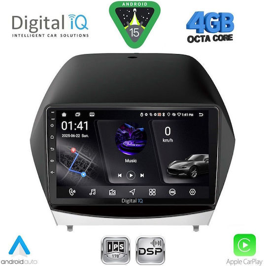 Digital IQ Ηχοσύστημα Αυτοκινήτου για Hyundai iX35 2010-2015 (Bluetooth/USB/WiFi/GPS/Apple-Carplay/Android-Auto) με Οθόνη Αφής 10"