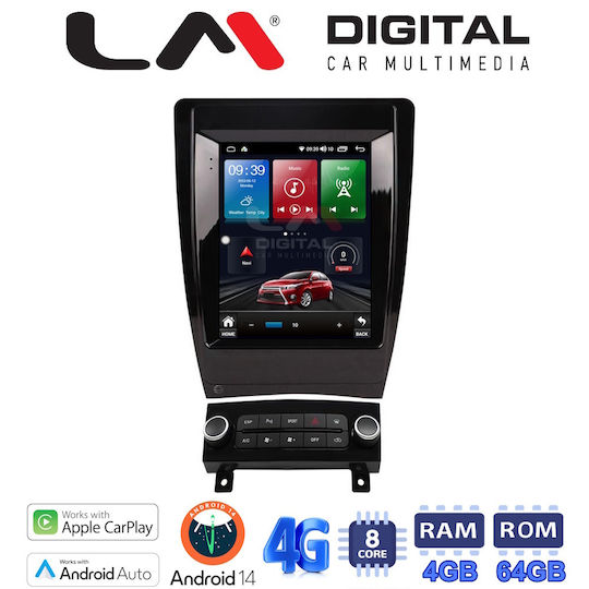 LM Digital Car Audio System for Audi A3 2003 to 2012 Bluetooth USB Wi-Fi GPS Apple CarPlay Android Auto with 9.7 Inch Touch Screen