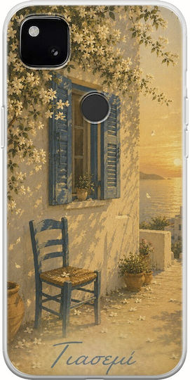 Handyhülle Kalokairi Collection Γιασεμί Google Pixel 4a 4g Flexible Tpu Transparente Silikon