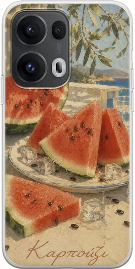 Kalokairi Collection Watermelon Case Oppo Reno 13 Pro 5g Flexible TPU Transparent Silicone