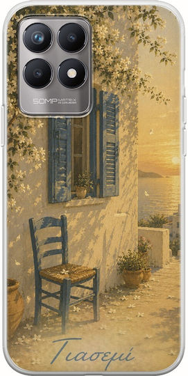 Handyhülle Kalokairi Collection Jasmin Realme 8i Flexible Tpu Transparente Silikon