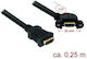 DeLock HDMI Cable HDMI Male - HDMI Male 0.25m Black