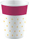Amscan Disposable Paper Red Cup 250ml 8pcs