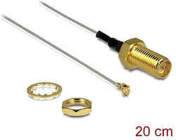 DeLock Antenna Καλώδιο 0.2m