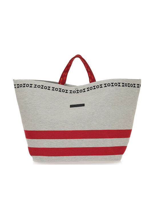 Fabric Women's Tote Bag Beige
