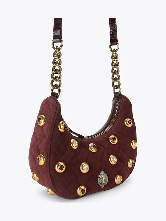 Kensington Leather Women's Crossbody Bag Burgundy