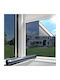 Self-adhesive Privacy Window Film Anti-uv 90x300cm Silver-black