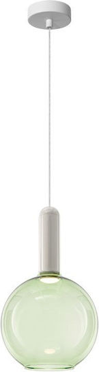 Zambelis Lights Zambelis Lights Green LED Ceiling Light with Warm White Light 20x20cm