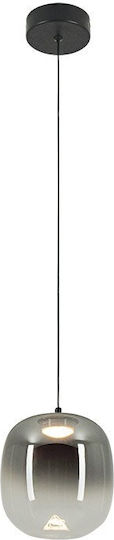 Zambelis Lights Zambelis Lights Grey LED Ceiling Light with Warm White Light 15x15cm