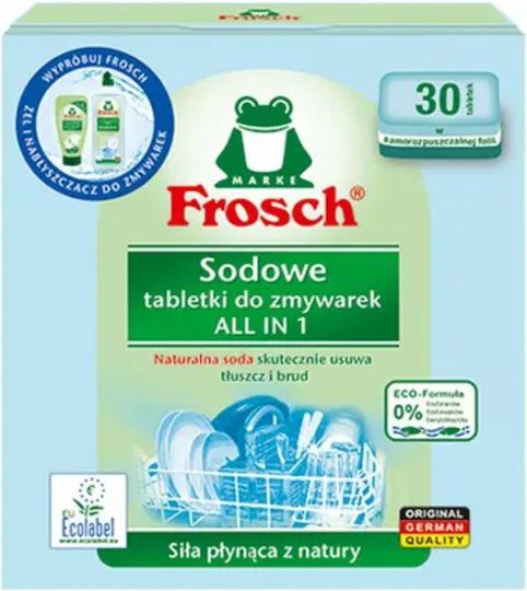 Frosch 30 Capsule Ecologice Pentru Mașina De Spălat Vase 570gr