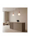 Zambelis Lights Pink Ceiling Light with E27 Socket 20x20cm