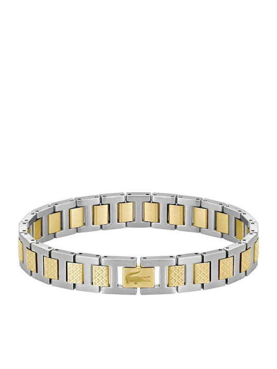 Lacoste Men's Steel Cuff Bracelet 19cm