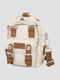 Doughnut Doughnut Macaroon Tiny Graues Rucksack