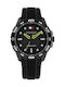 Tommy Hilfiger Regatta Men's Battery Watch with Black Rubber Strap