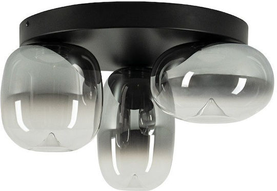Zambelis Lights Luminiță De Tavan Montată 44cm Gri Cu LED Integrat