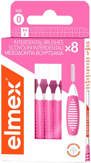 Elmex Elmex Interdentalbürsten 0.6mm Rosa 8 Stück