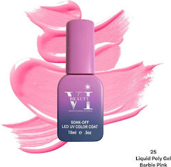 Beauty VI False Nail Gel Barbie Pink 15ml
