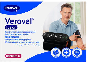 Hartmann Veroval Fusion Wireless Digital Arm Blood Pressure Monitor Bluetooth Connection