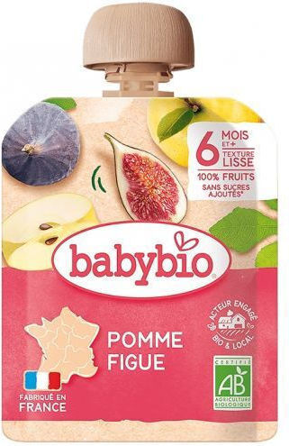 Babybio Fruchtpüree Ohne Zuckerzusatz 90g Für 6+ Monate