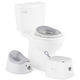 Sun Baby Mehrfarbiger Kleinkinder-Toilettensitz mit Stufe und Griffen