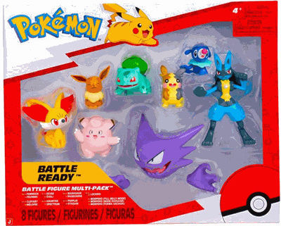 Jazwares Multi Battle Ready Pokemon За 4+ Години