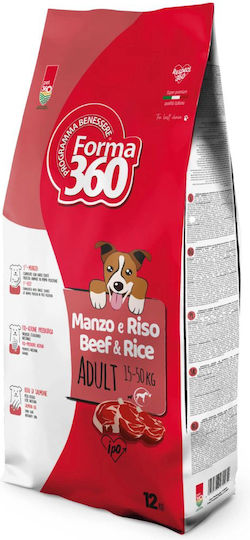 Forma 360 12kg Hrana Uscată Pentru Câini Adulți Cu Carne De Vită Orez Și Somon