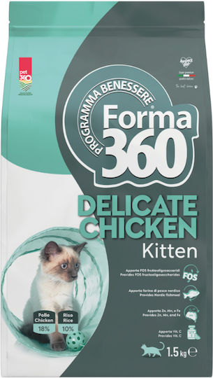 Forma 360 Hrană Uscată pentru Pisici Junior cu Pui / Orez 1.5kg