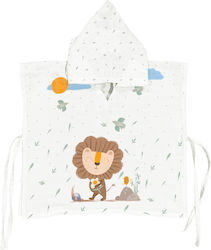 Stewehome Poncho Pentru Bebeluși 100% Bumbac Model Animal Ste-025539-v53943