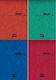 Salko Paper Select Book 2 Spiral Notepads A4 Ruled Orange