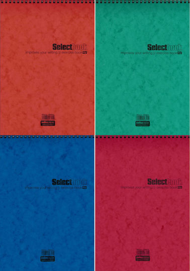 Salko Paper Select Book 2 Spiral Notepads A4 Ruled Orange