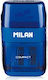 Milan Ξύστρα Γόμα Διπλή Compact Μπλε