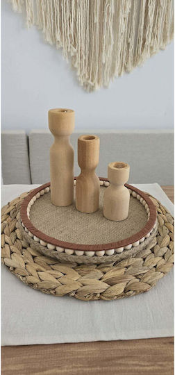 SteweHome Tăvi De Servire Din Lemn 25x20cm