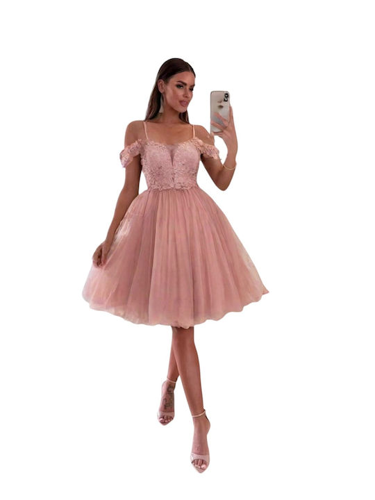 Woman's Fashion Evening Dress Pink