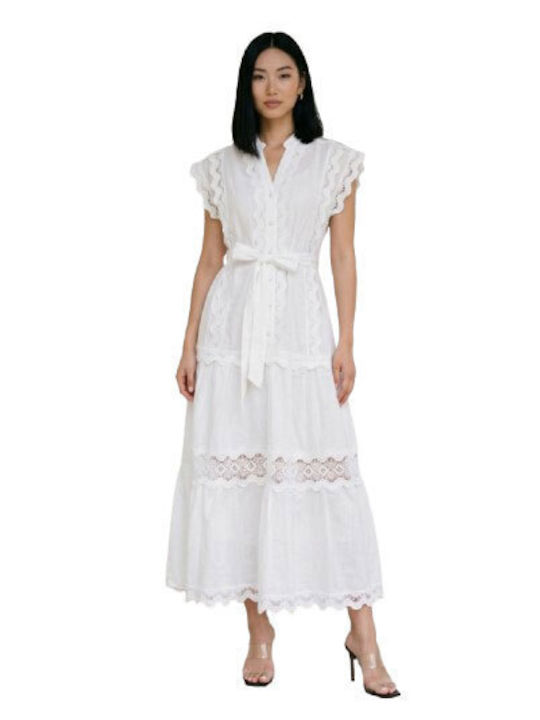 Summer Shirt Dress White