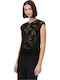 Damen Bluse Schwarz