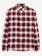 Long Sleeve Flannel Checked Shirt Checked