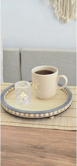 SteweHome Disc Decorativ Din Lemn 25x20cm