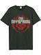Amplified Bedruckte Blusen Offspring Skull Logo T-shirt Dunkelgrau Unisex Zave210n961-cha