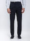 Elastic Trousers in Slim Fit Blue