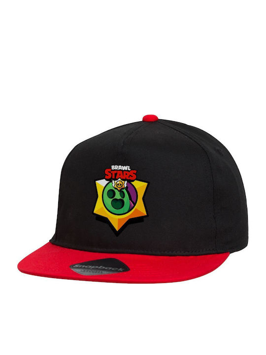 Brawl Stars Spike Șapcă Flat Snapback Negru Roșu 100% Bumbac Unisex One Size