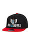 Lionel Messi Leo Messi Cap Flat Snapback Black Red 100% Cotton Unisex One Size