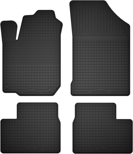 Car Rubber Mats Set 4 Pcs Universal Toyota Auris I Hatchback 2006-2013