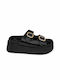 Γυναικεία Σανδάλια Flatforms Μαύρα