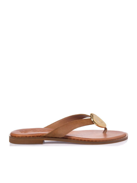 Leather Women's Sandals Tabac