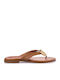 Leather Women's Sandals Tabac
