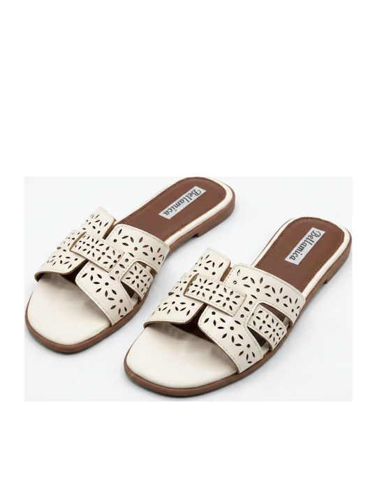 Bellamica Women's Flat Sandals White