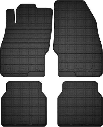 Car Rubber Mats Set 4 Pcs Universal Nissan Pathfinder 7-seater Pre-facelift 2005-2010